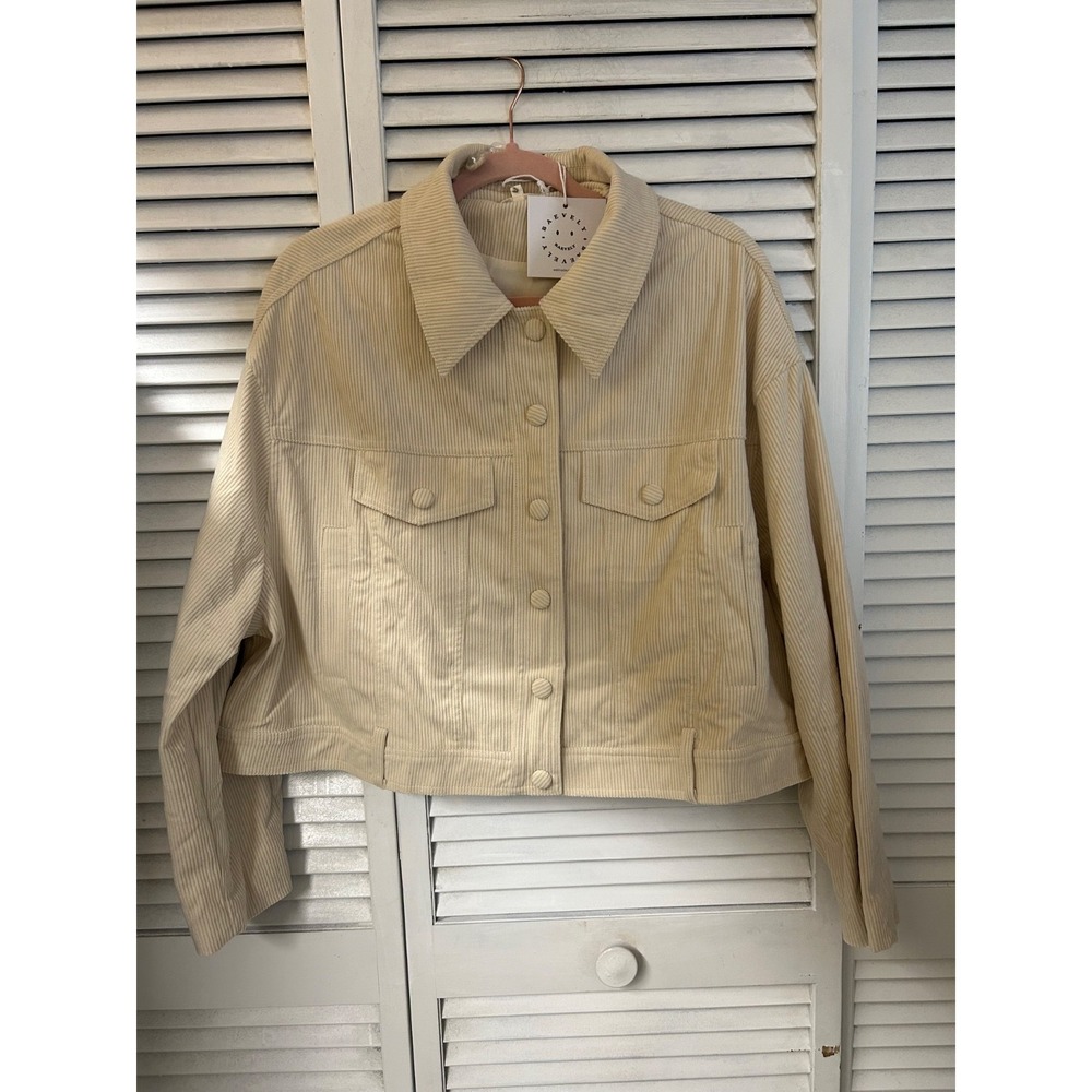 Baevely Cream Color Cropped Jacket Size 1X